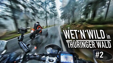 Touring in Thüringer Wald | Pt.2 Wet'N'Wild in the Wald! (ft. TheLikeableRider)