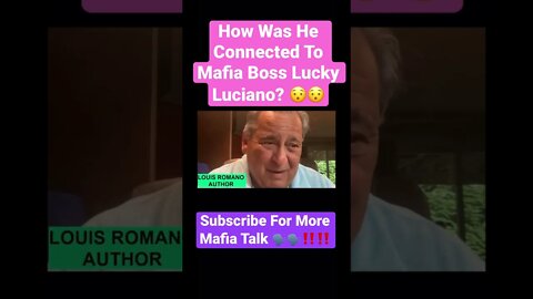 How Was He Connected To Mafia Boss Lucky Luciano? 😯😯 #luckyluciano #mafia #mobboss #og #mobster