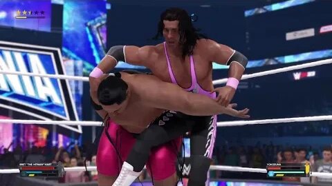 WWE 2K23: Brett "The Hitman" Hart Vs. Yokozuna (Legend Difficulty)