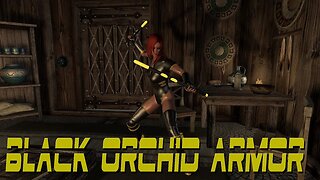 Skyrim - Black Orchid Armor - CBBE / 3BA Bodyslide