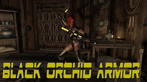 Skyrim - Black Orchid Armor - CBBE / 3BA Bodyslide