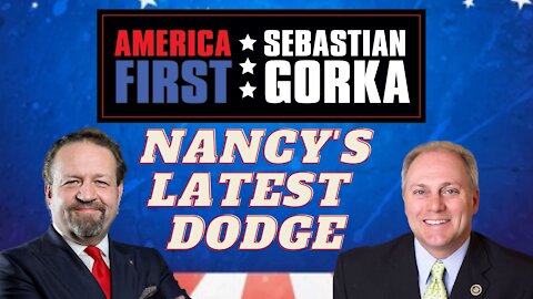 Nancy's latest dodge. Rep. Steve Scalise with Sebastian Gorka on AMERICA First
