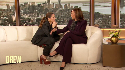 In Super Awkward Drew Barrymore Interview, Kamala Harris Talks About Constant Mocking Of Her Laugh