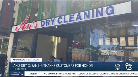 An's Dry Cleaning thanks customers for honor