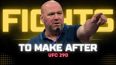 UFC Matchmaking After UFC290