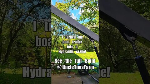 Boat Trailer to Mobile Crane @UncleTimsFarm #kärnəvór #carnivore #shorts #hereford #freerangepigs