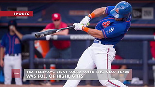 Tim Tebow's First Week With His New Team Was Full Of Highlights