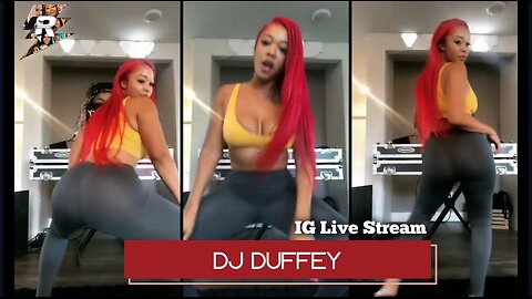 DJ Duffey Dancing & Twerking in legging