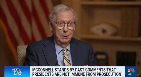 Mitch McConnell: Presidents Shouldn't Be Immune From Criminal Prosecution