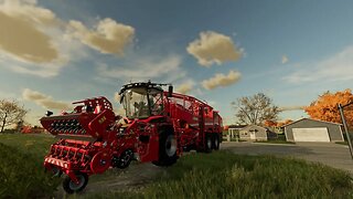 Sugar Beet Field Harvest at Elmcreek Farm Part 83 - FARMING SIMULATOR 22 - Timelapse