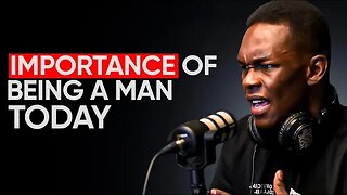 Israel Adesanya on the importance of being a man in today's society! HBH CLIPS #77
