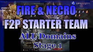 🔥🔥Season 2 F2P Fire & Necro Stater Team - for Elemental Domains 🔥🔥 Dragonheir Silentgods