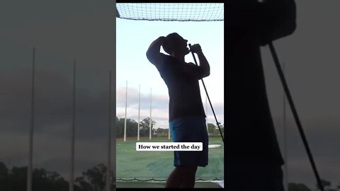 Golf is a game of endurance…how we started vs how we ended😂 #topgolf #golffun #athletes