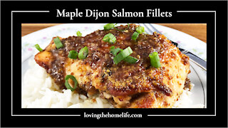 Maple Dijon Salmon Fillets