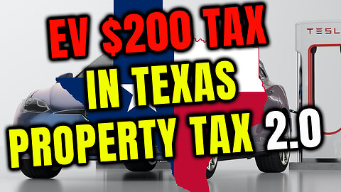 🚙$200 EV TAX in TEXAS another tax to control people just like property tax🚗