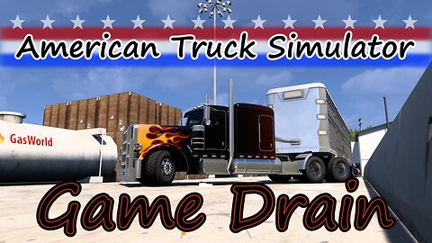 Tractor-trailer driving American Truck Simulator - relaxing