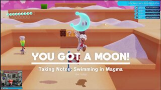 Super Mario Odyssey: Taking Notes: Swimming in Magma Playthrough: Moon Challenge