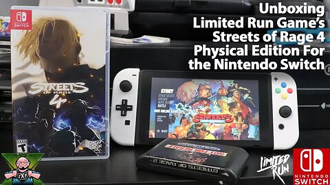 Unboxing Limited Run Games' Streets of Rage 4 Standard Edition for the Nintendo Switch