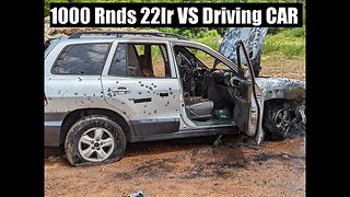 1000 Rounds Of .22lr Vs A Self Driving Car !