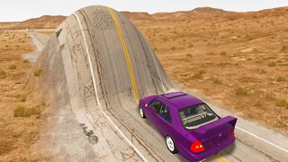 Mercedes vs Giant Bulge – BeamNG Drive