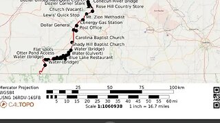 Planning the Alabama Road walk￼