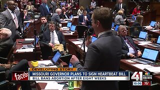 Gov. Parson weighs in on Missouri's passage of eight-week abortion ban