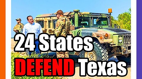 Red States Send National Guards To Texas 🟠⚪🟣 NPC Politics