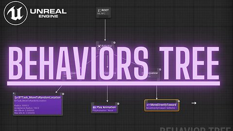 Unreal Engine 5 - 30 - Behavior Tree AI move to Random Location - First Person Series