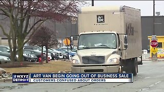 Art Van begins liquidation sales, customers confused about orders