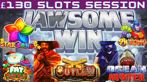 SLOT SESSION : HUNTING DOWN THE OUTLAW ENHANCED BONUS PLUS HUGE WINS ON STAR CANDY & OCEAN HUNTER +