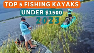 Top 5 Fishing Kayaks Under $1500 (Winter 2023)