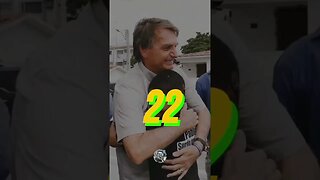 22 é Bolsonaro com o nosso Capitão o Brasil vai decolar #shorts