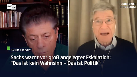 Sachs warnt vor groß angelegter Eskalation: "Das ist kein Wahnsinn – Das ist Politik"