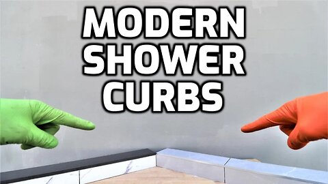 Modern Shower Curb Design Ideas