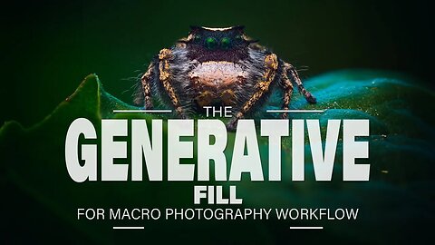Generative Fill for Macro Photography Workflow