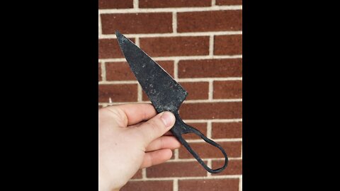 POV Skeletal Blacksmith Every Day Carry Knife Part 1