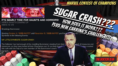 MCOC Sugar Crash Side Quest Event And A New Carrina's Challenge How Do They Work?