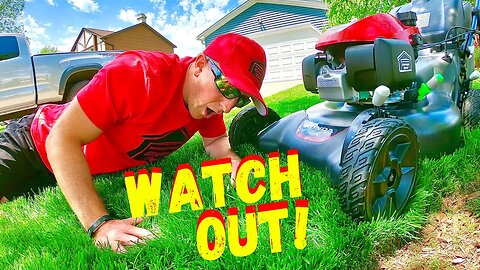 BEFORE YOU MOW A NEWLY SEEDED LAWN, WATCH THIS!