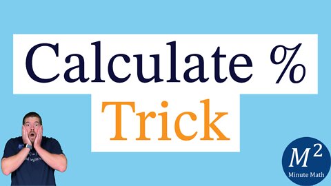A Cool Percent Trick with Multiple Examples | Minute Math Tricks #mathtricks