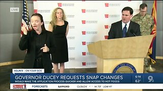 Governor Ducey requests changes to food assistance program during COVID-19 crisis