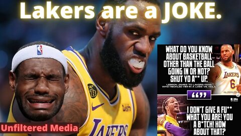 LeBron James LOSES it on Lakers Fan. Lakers in FULL MELTDOWN.