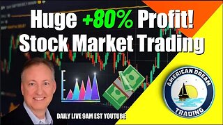 Huge +80% Profit - VIP Member Stock Market Success