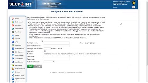 Protector V40 Firmware ReleaseHD SMTP Failover