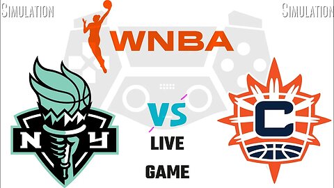 New York Liberty vs Connecticut Sun | Liberty vs Sun | WNBA Live Semi Final Game 1 Simulation