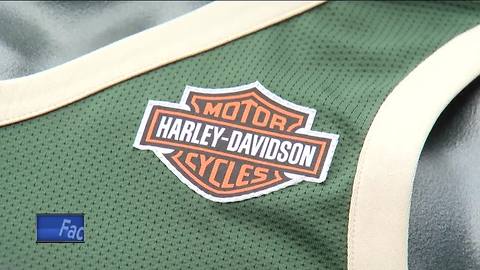 Harley-Davidson logo to grace Bucks uniforms