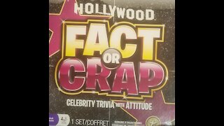 Hollywood Fact or Crap Trivia Board Game (Spin Master) -- What's Inside