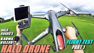 GoPro Karma Killer!? HALO DRONE PRO Flight Test Review Part 1 - With TX & Tracker - 2018 Top Drone?