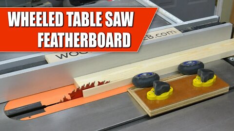 Wheeled Table Saw Featherboard / Wheeled Multi-tool Woodworking Jig