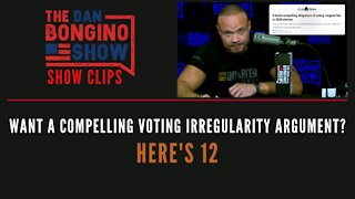 Want A Compelling Voting Irregularity Argument? Here's 12 - Dan Bongino Show Clips