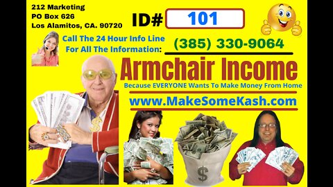 Let's Talk Armchair Income Business Opportunity On How To Make Money From Home Mailing Postcards